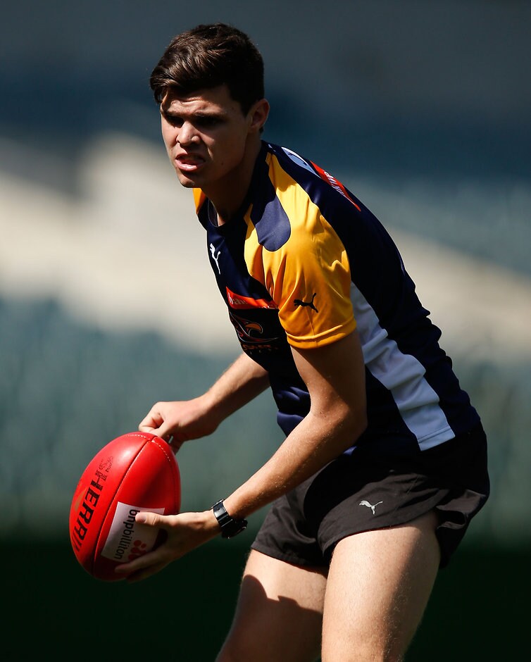 AFL 2014 Training - West Coast 121214 Rookie Rowen Powell is among three Eagles delisted after their Grand Final loss - ${keywords}